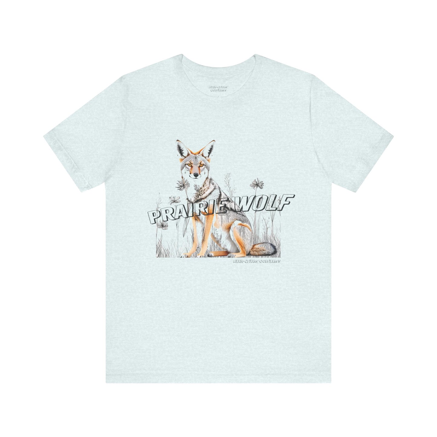 Prairie Wolf Graphic Tee - Nature Lover’s Unisex Short Sleeve T-Shirt