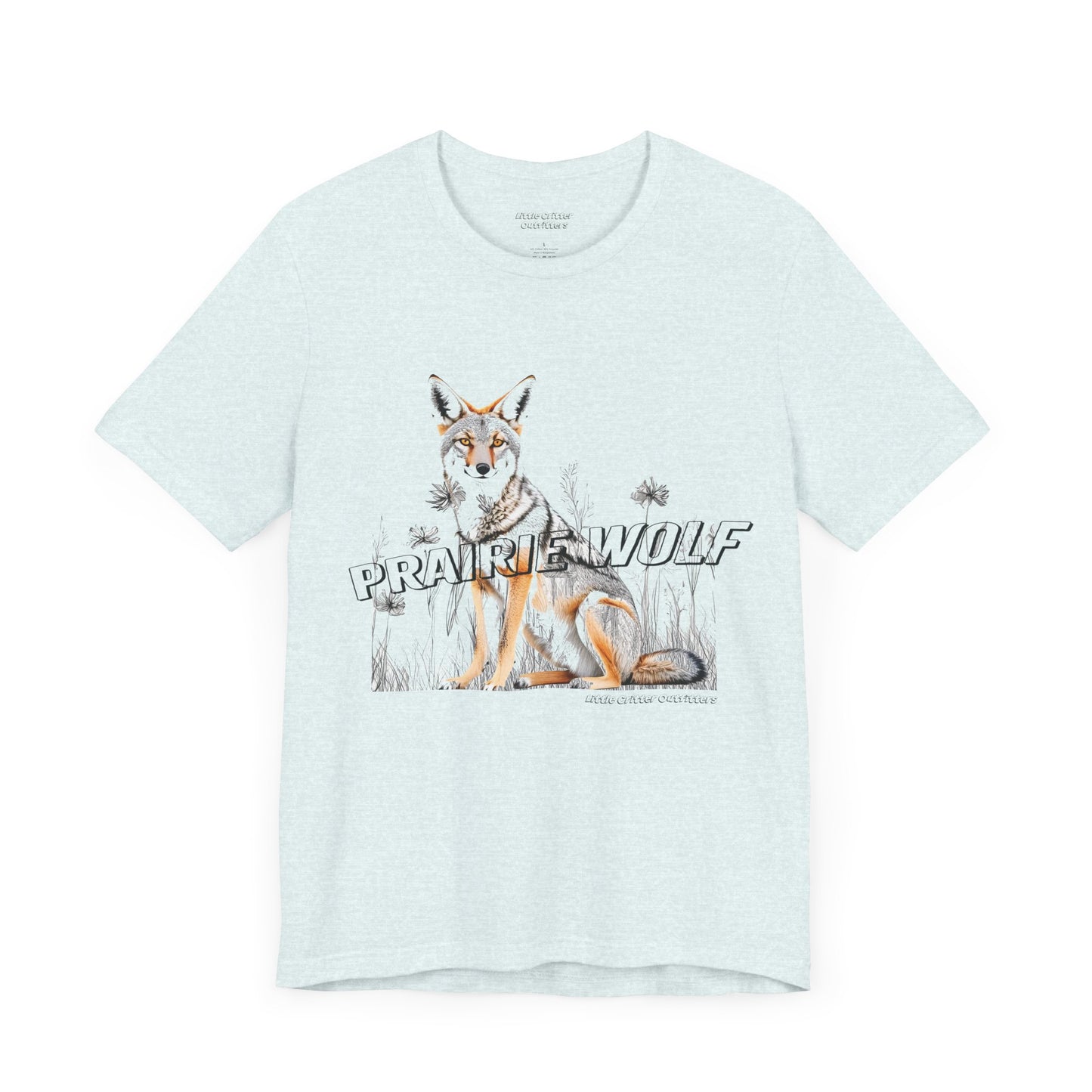 Prairie Wolf Graphic Tee - Nature Lover’s Unisex Short Sleeve T-Shirt