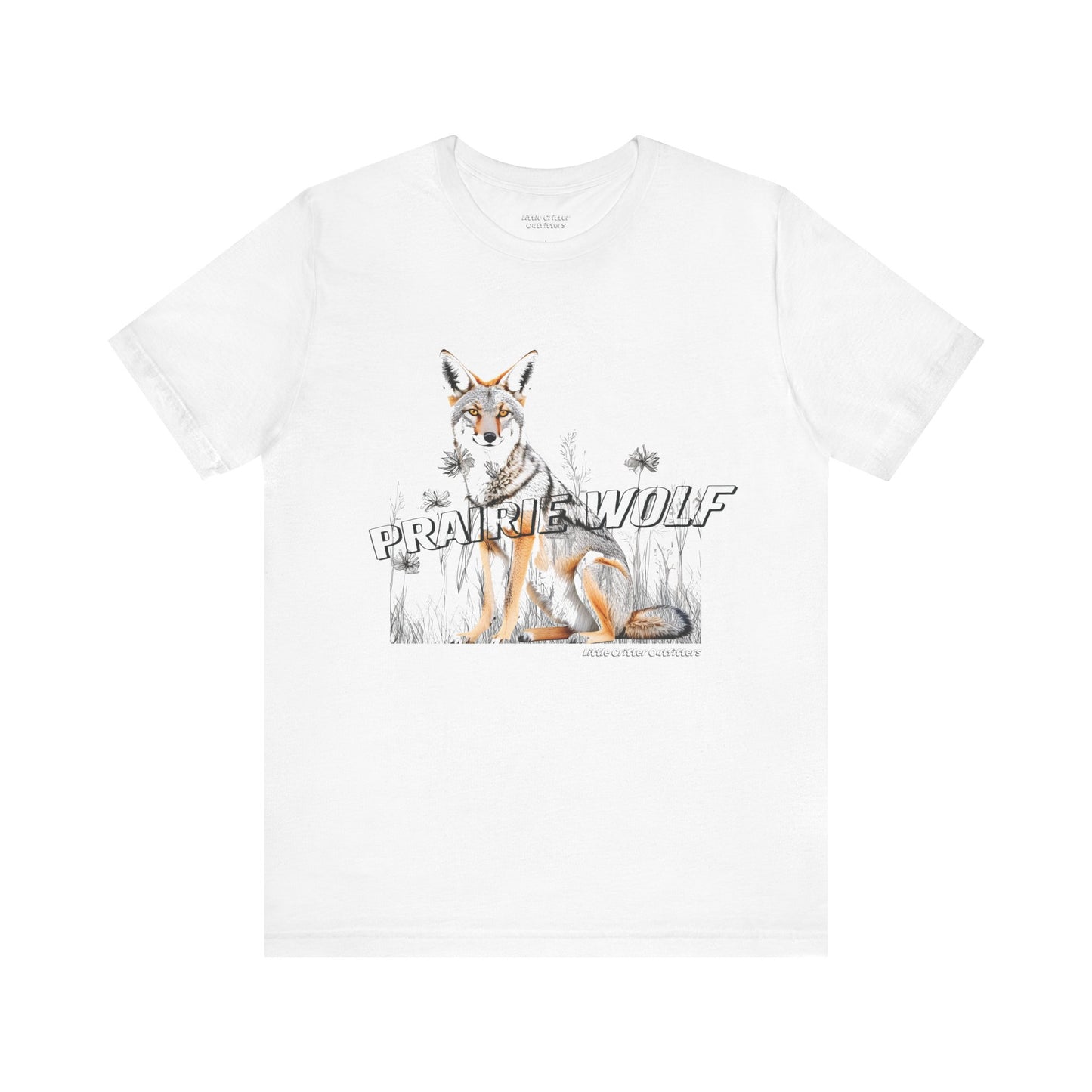 Prairie Wolf Graphic Tee - Nature Lover’s Unisex Short Sleeve T-Shirt