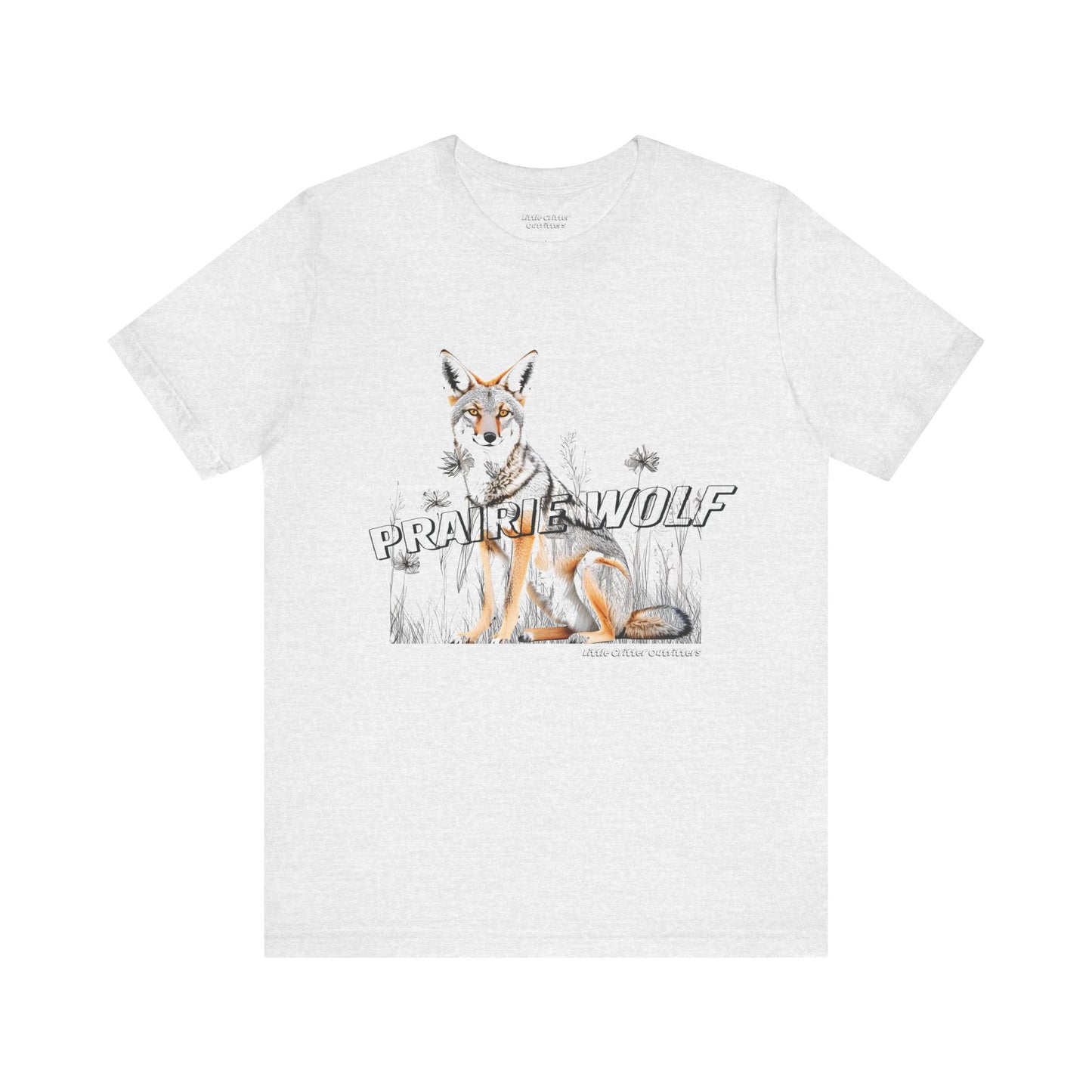Prairie Wolf Graphic Tee - Nature Lover’s Unisex Short Sleeve T-Shirt