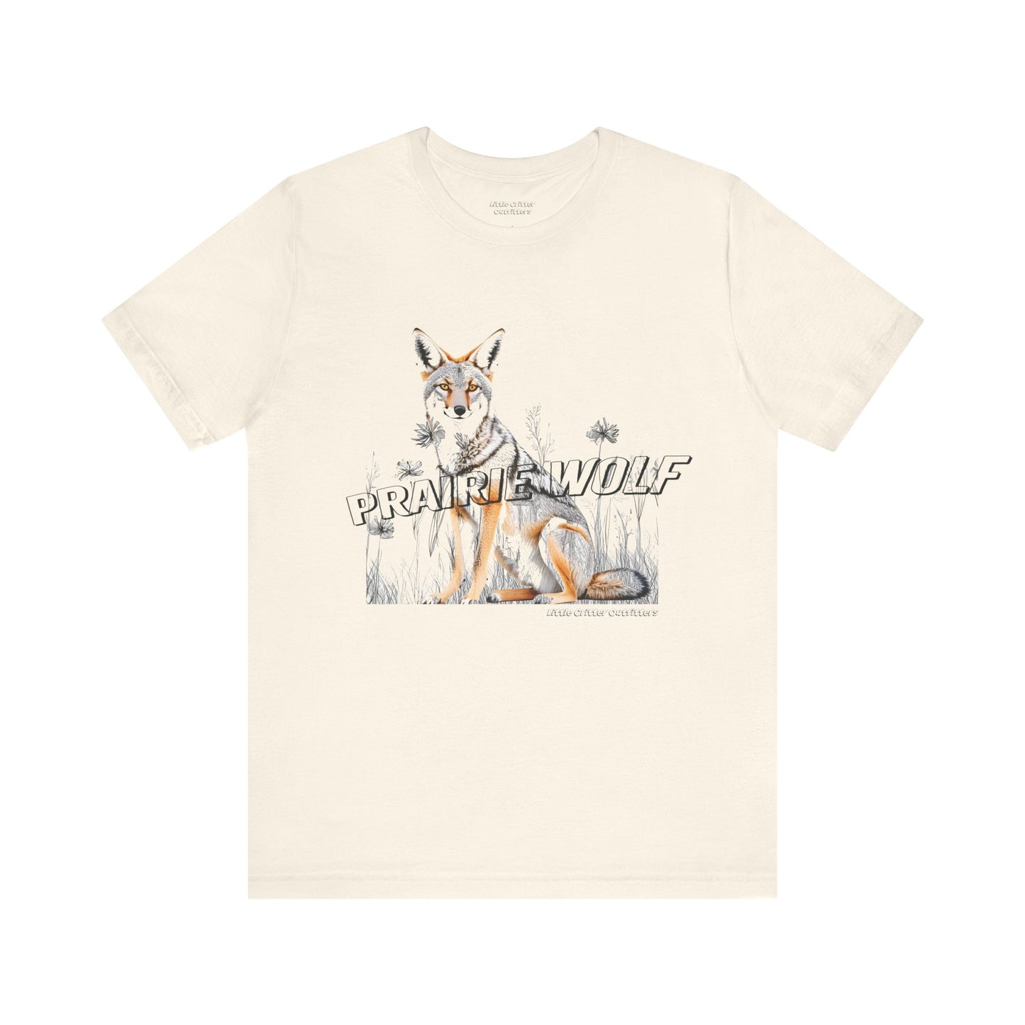 Prairie Wolf Graphic Tee - Nature Lover’s Unisex Short Sleeve T-Shirt