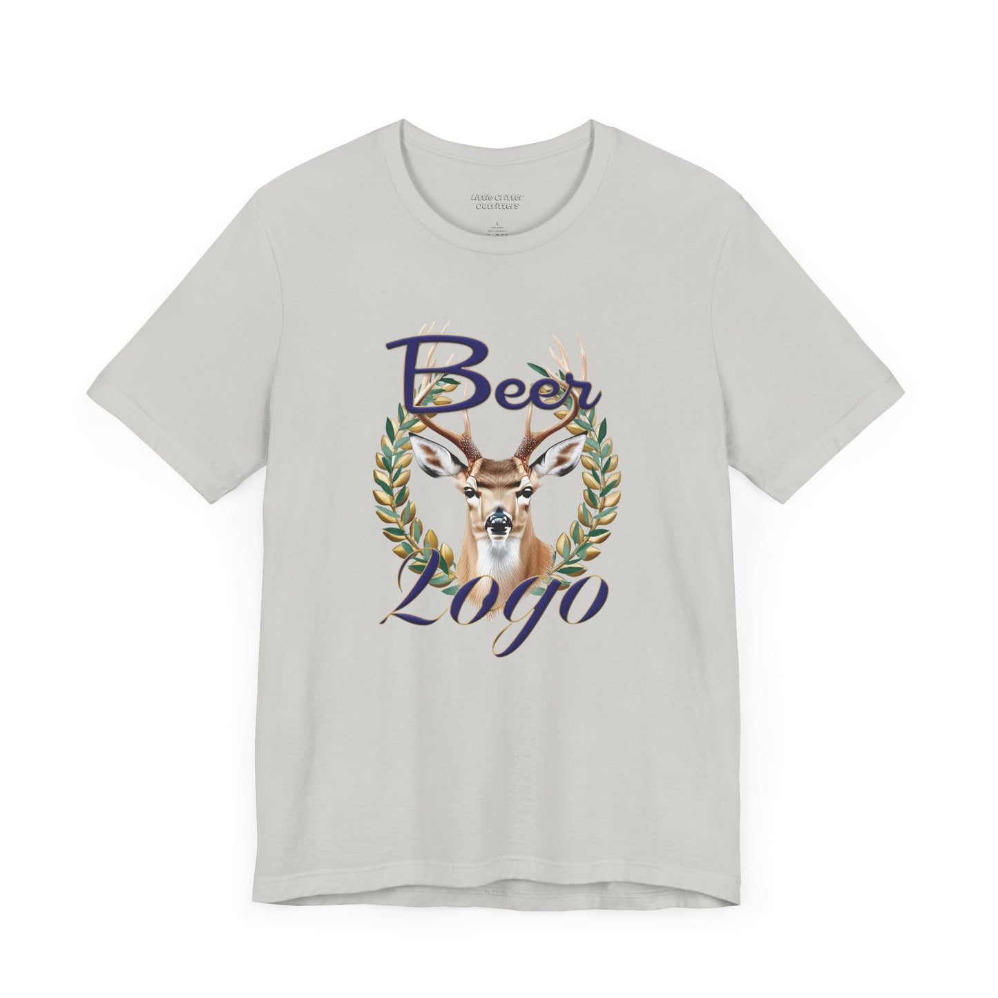 Beer Logo Unisex Jersey Tee - Perfect for Outdoor Gatherings & Celebrations
