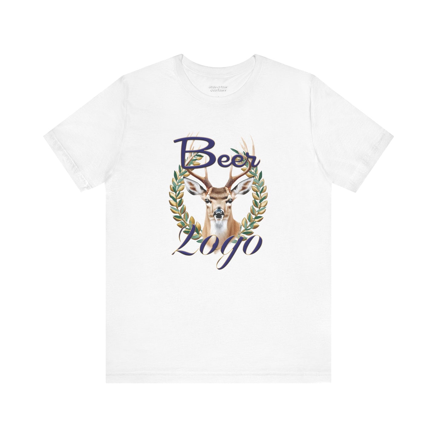 Beer Logo Unisex Jersey Tee - Perfect for Outdoor Gatherings & Celebrations