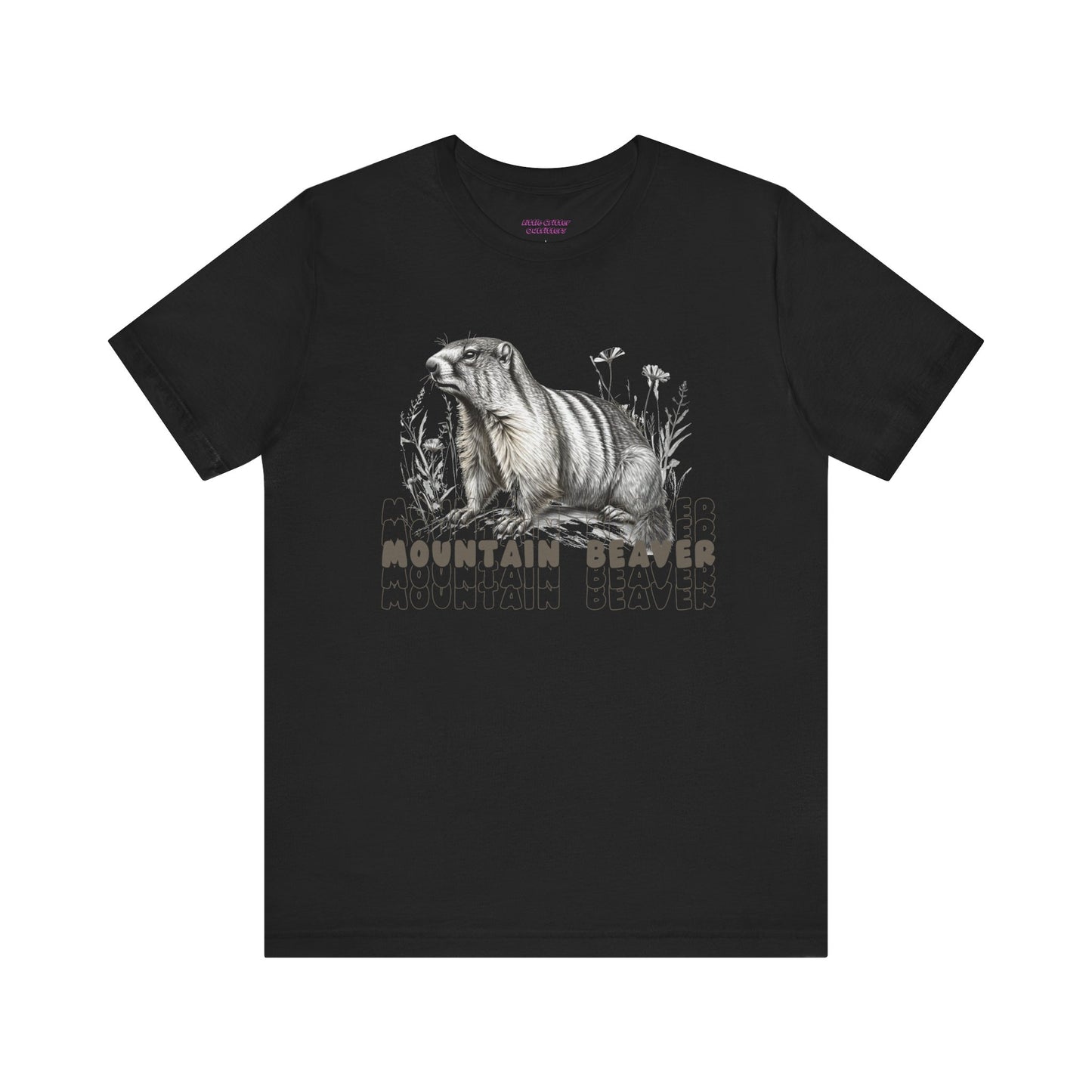 Mountain Beaver Graphic Unisex Tee - Marmot Lover's Shirt