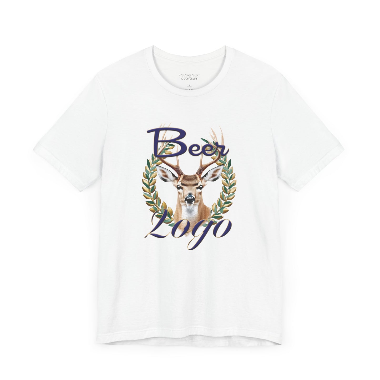 Beer Logo Unisex Jersey Tee - Perfect for Outdoor Gatherings & Celebrations