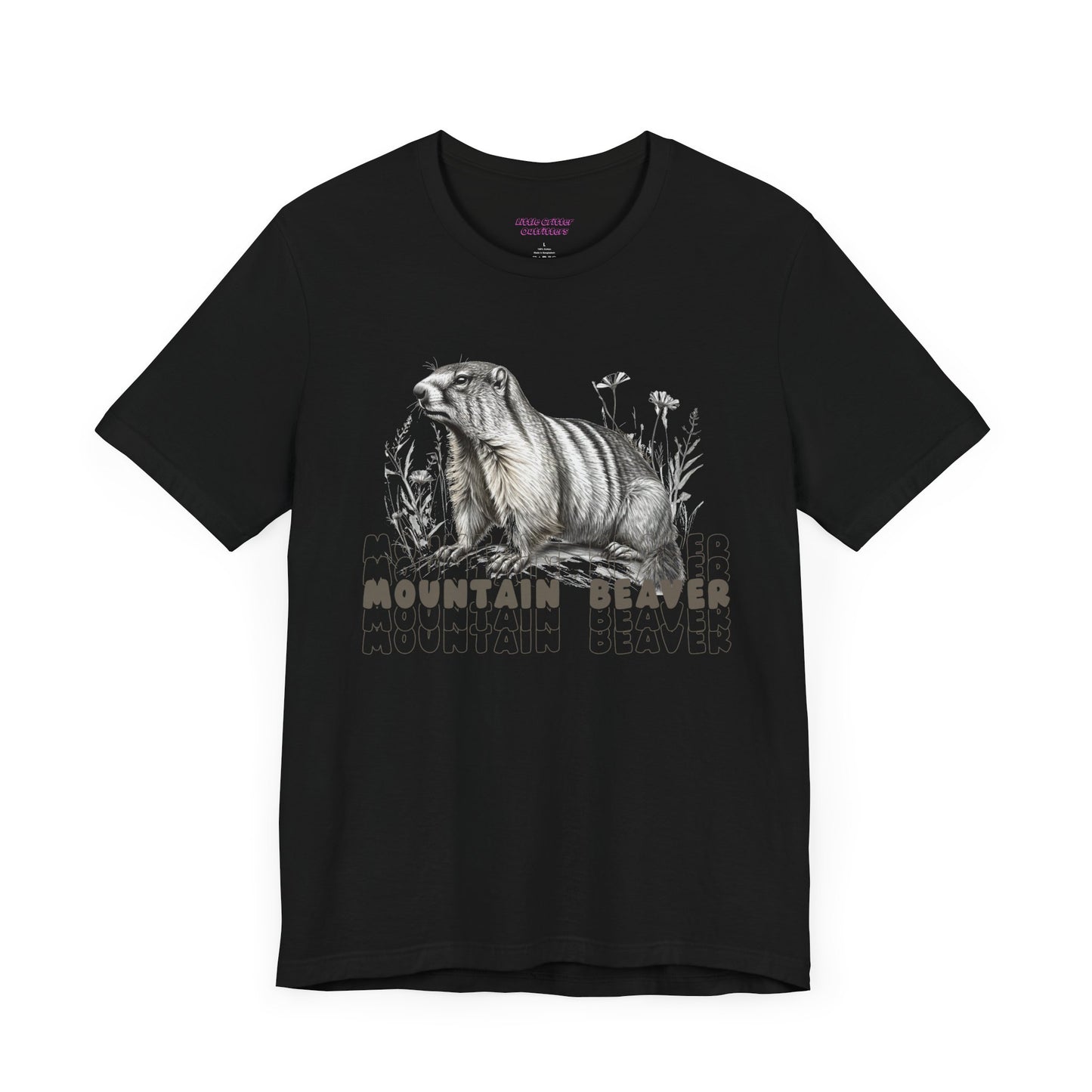 Mountain Beaver Graphic Unisex Tee - Marmot Lover's Shirt